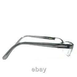 Burberry B1156 1003 Sunglasses Glasses Frames Gray Gunmetal Silver Half Rim 140