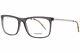 Burberry B2274 3544 Eyeglasses Frame Transparent Grey Full Rim Rectangular 55mm