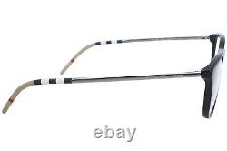 Burberry B2283 3001 Eyeglasses Men's Black/Silver Full Rim Optical Frame 57mm