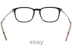 Burberry B2283 3001 Eyeglasses Men's Black/Silver Full Rim Optical Frame 57mm