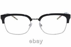 Burberry BE2273 3001 Eyeglasses Men's Black/Silver Full Rim Optical Frame 54mm