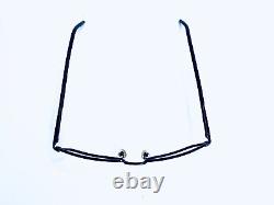 Burberry Eyeglasses Full Rim Rectangular Black Metal B1268 1007 52 17 135