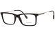 Burberry Harrington B-2339 3001 Eyeglasses Frame Men's Black/silver Fullrim 55mm