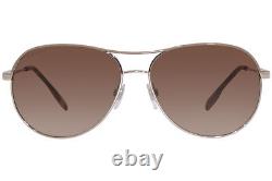 Burberry Tara B-3122 1005/13 Sunglasses Women's Silver/Beige/Brown Gradient 59mm