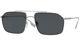 Burberry Webb Be3130 100587 Sunglasses Men's Silver/dark Grey 59mm