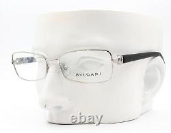 Bvlgari 2102 102 Eyeglasses Optical Frames Glasses Silver / Black 53-16-135