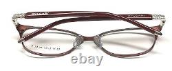 Bvlgari 2167B 2001 Eyeglasses Glasses Red Burgundy with Swarovski Crystals 53mm