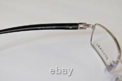Bvlgari Authentic Silver Black Optical 186 102 53-18-135 Eyeglasses