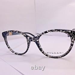 Bvlgari Eyeglasses Frame 4134-B 5376 49 19 140 MM Black Gold Women's Authentic