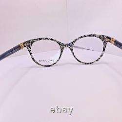 Bvlgari Eyeglasses Frame 4134-B 5376 49 19 140 MM Black Gold Women's Authentic