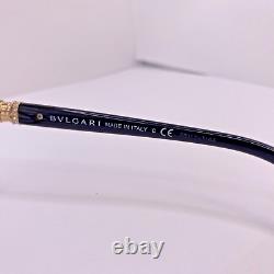 Bvlgari Eyeglasses Frame 4134-B 5376 49 19 140 MM Black Gold Women's Authentic