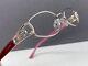 Bvlgari Eyeglasses Frames Woman Silver Red Rectangular 2070 Full Rim