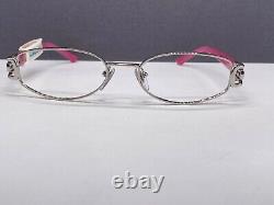 Bvlgari Eyeglasses Frames Woman Silver Red Rectangular 2070 Full Rim