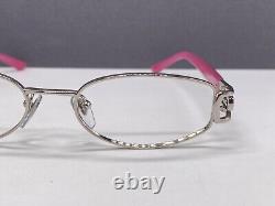 Bvlgari Eyeglasses Frames Woman Silver Red Rectangular 2070 Full Rim