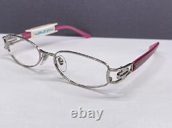 Bvlgari Eyeglasses Frames Woman Silver Red Rectangular 2070 Full Rim