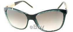 Bvlgari Sunglasses AUTHENTIC 8104 Rim Butterfly Green Silver Serpenti Grey Brown