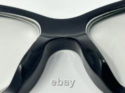 CARTIER CT0067OA 002 140 Black Silver Panthere Eyeglasses Frames France E33
