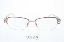 CAZAL 1002 Col 814 52/16-125 mm Womens Half Rim Crystals Silver Frames Only