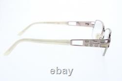 CAZAL 1002 Col 814 52/16-125 mm Womens Half Rim Crystals Silver Frames Only