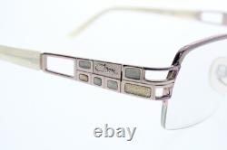 CAZAL 1002 Col 814 52/16-125 mm Womens Half Rim Crystals Silver Frames Only
