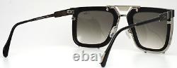 CAZAL 648 002 Black Silver Mens Square Full Rim Sunglasses 56-25-145 B46