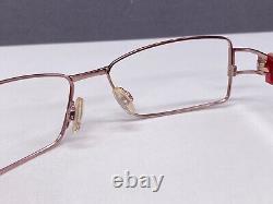 CAZAL Eyeglasses Frames woman Silver Red Rectangular Full Rim Rectangular 712 Np