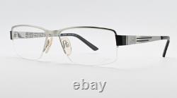 CAZAL Glasses Frame 7036 Col 002 55-16 140 Vintage half Rim Square Silver Satin