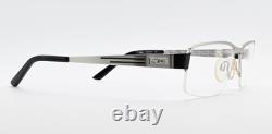CAZAL Glasses Frame 7036 Col 002 55-16 140 Vintage half Rim Square Silver Satin