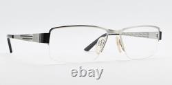 CAZAL Glasses Frame 7036 Col 002 55-16 140 Vintage half Rim Square Silver Satin