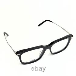 CHRISTIAN DIOR Black Suite S12I Silver Eyeglasses Optical DM50052I BLACKSUITEO