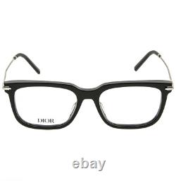 CHRISTIAN DIOR Black Suite S12I Silver Eyeglasses Optical DM50052I BLACKSUITEO