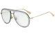 Christian Dior Ultime 1 Vgv/a9 Women's Silver Pilot Full-rim Sunglasses New