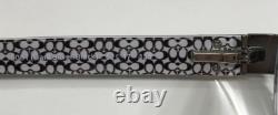COACH CECILY HC5027 9084 Dark Silver/Black Half Rim Eyeglasses Frame 52-17-135
