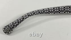 COACH CECILY HC5027 9084 Dark Silver/Black Half Rim Eyeglasses Frame 52-17-135
