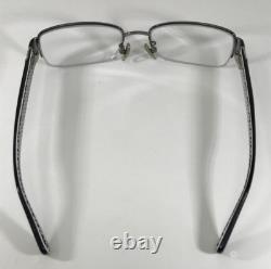 COACH CECILY HC5027 9084 Dark Silver/Black Half Rim Eyeglasses Frame 52-17-135