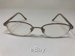 COACH FAYE 118 Eyeglasses Frame 51-18-135 Half Rim Silver Polish EE30