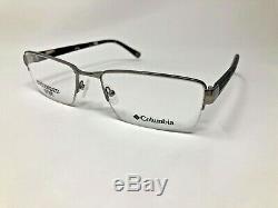 COLUMBIA HOO DOO Eyeglasses Frame Half Rim 59-19-150 Silver/Camo Matte CZ50