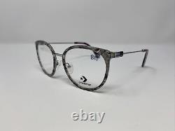 CONVERSE Eyeglasses Frame Q411 51-20-140 Smoke/Silver/Purple Full Rim M528