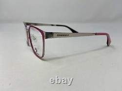 CONVERSE Eyeglasses Frames Q204 52-17-140 Pink/Silver Full Rim CK59