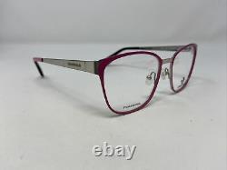 CONVERSE Eyeglasses Frames Q204 52-17-140 Pink/Silver Full Rim CK59