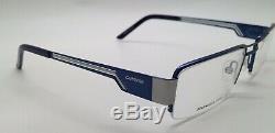 Carrera CA 7527 Blue/Silver K48 Semi Rim Metal Eyeglasses Frame 53-18-140 New