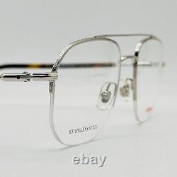 Carrera eyeglasses Men Ladies Oval Silver Braun half Rim Mod. 241 010 New