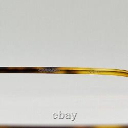 Carrera eyeglasses Men Ladies Oval Silver Braun half Rim Mod. 241 010 New