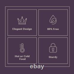 Case of 300 White Gold Rimmed Plastic Plates Premium Heavy-Duty