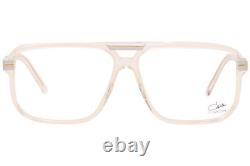 Cazal 6022 003 Eyeglasses Men's Crystal/Silver Full Rim Pilot Optical Frame