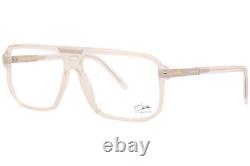 Cazal 6022 003 Eyeglasses Men's Crystal/Silver Full Rim Pilot Optical Frame 61mm