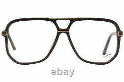 Cazal 6025 001 Eyeglasses Men's Black/Gold Full Rim Pilot Optical Frame 58mm