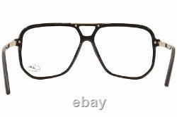 Cazal 6025 001 Eyeglasses Men's Black/Gold Full Rim Pilot Optical Frame 58mm