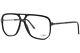 Cazal 6025 002 Eyeglasses Frame Men's Black/silver Full Rim Pilot 58-mm