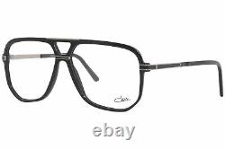 Cazal 6025 002 Eyeglasses Frame Men's Black/Silver Full Rim Pilot 58mm